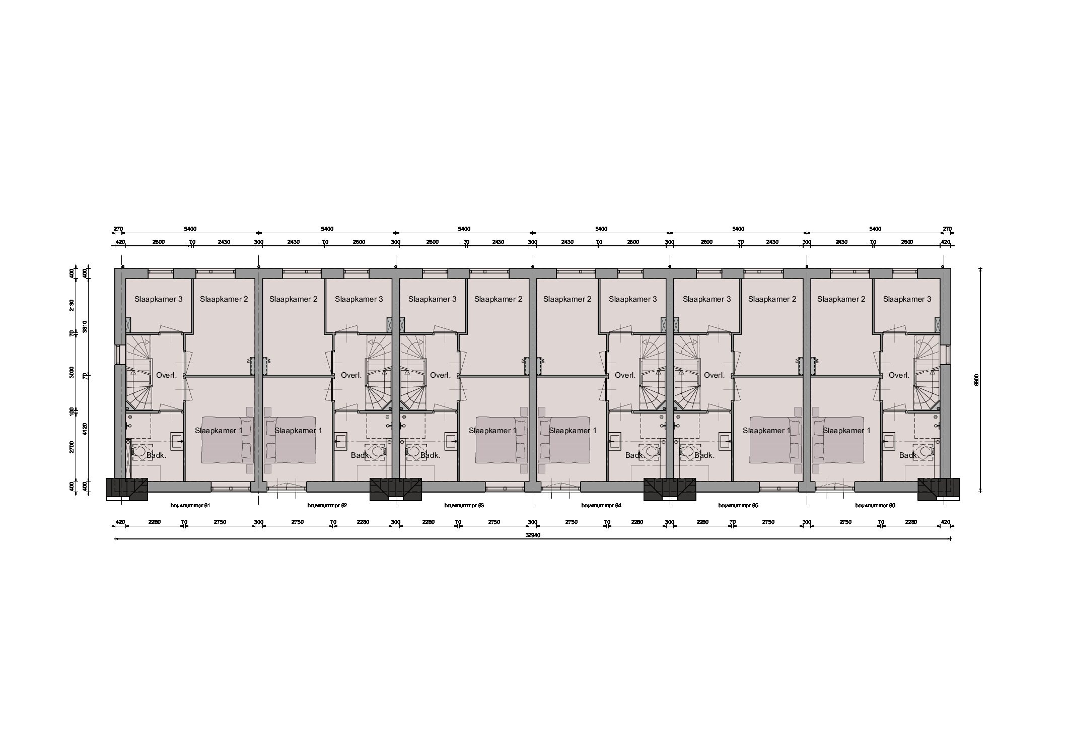 Zwaag Rozenbuurt rijwoningen 1ste verdieping